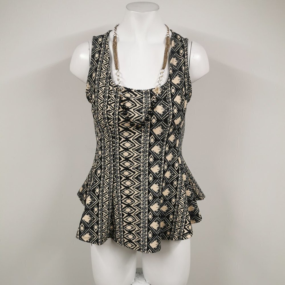 DEB Peplum  Chain Top